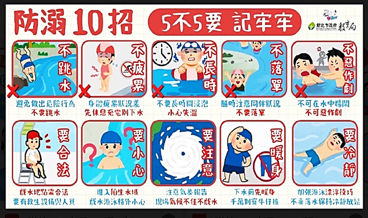 防溺十招